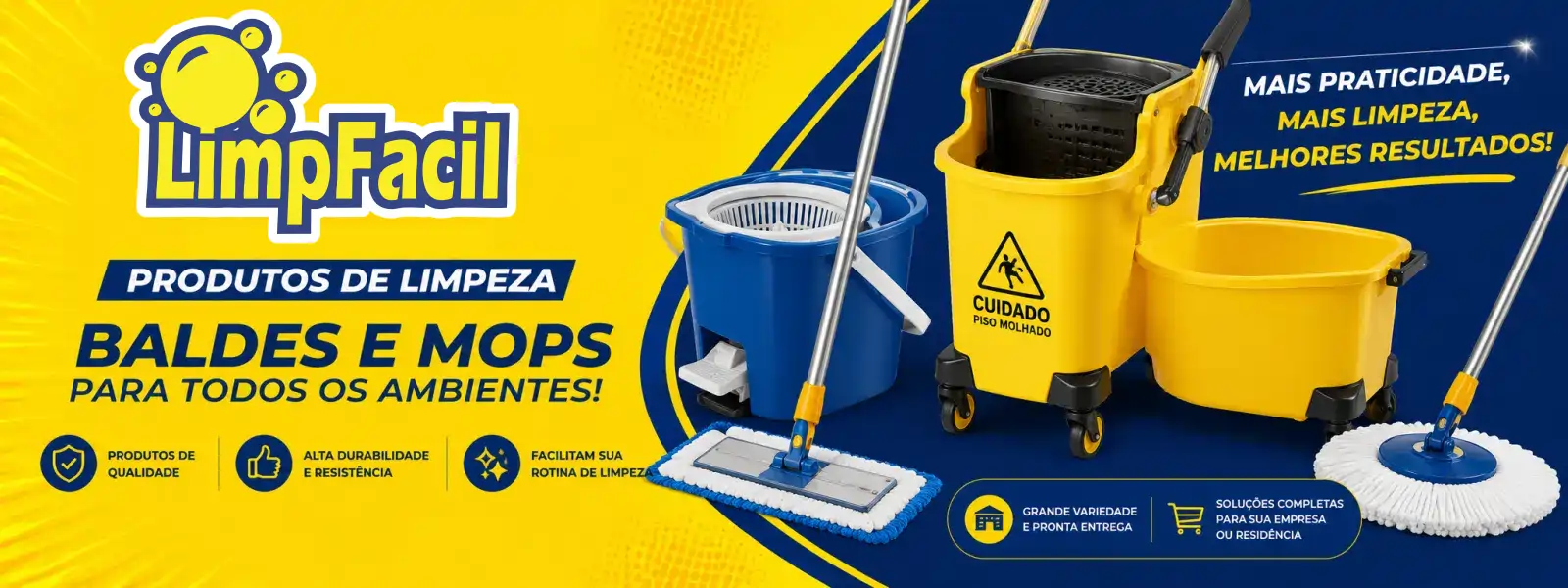 LimpFácil - equipamentos de limpeza