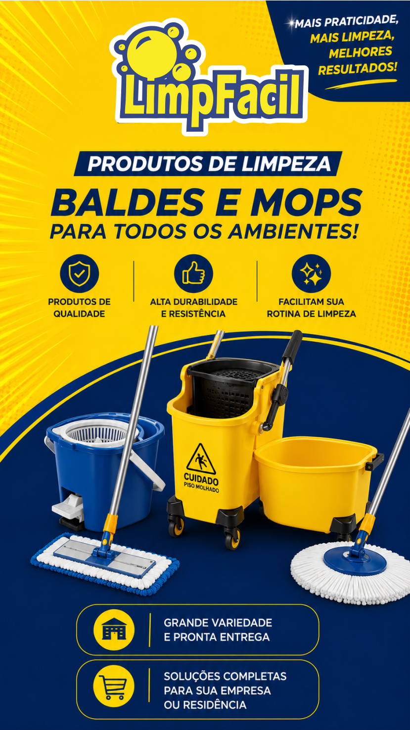 LimpFácil - baldes e mops